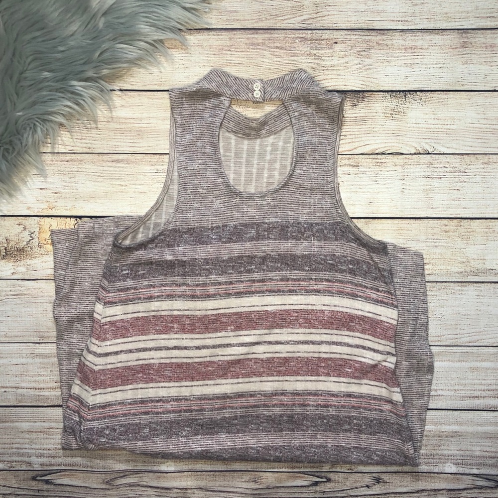 Love, Fire Women's‎ Brown Knit Sleeveless Dress - Picture 4 of 6